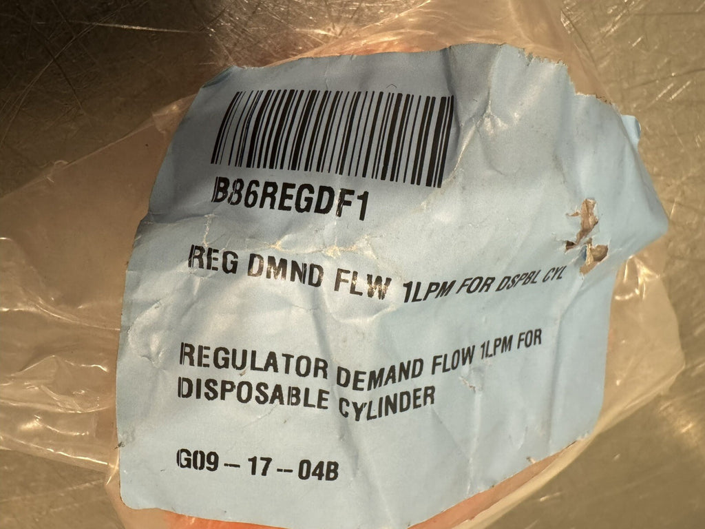 B86REGDF1 Demand Flow Regulator Stainless Steel 135643-L3 NEW! FREE SHIPPING!