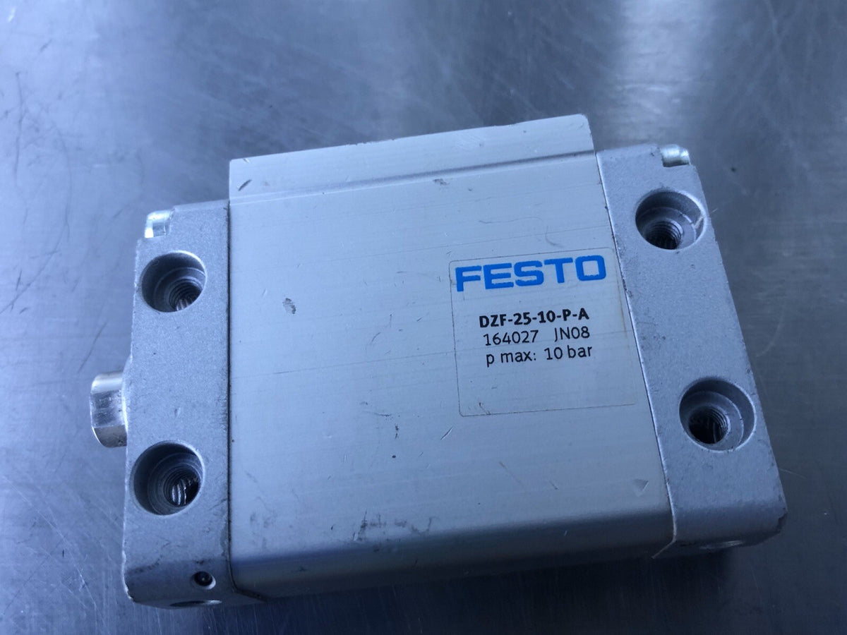 Festo DZF-25-10-P-A Pneumatic Flat Cylinder NEW!! FREE SHIPPING!!!