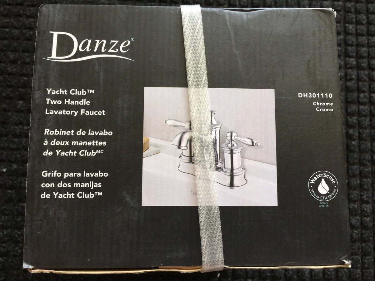 Danze Yacht Club Chrome Center Set Lavatory Faucet DH301110 NEW