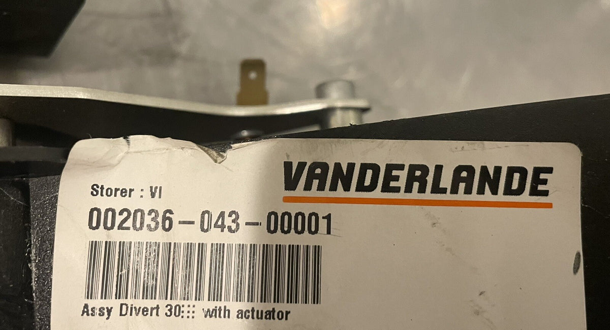 Vanderlande 002036-043-00001 Conveyor 013164-440-00001 Divert 30 W/ Actuator NEW