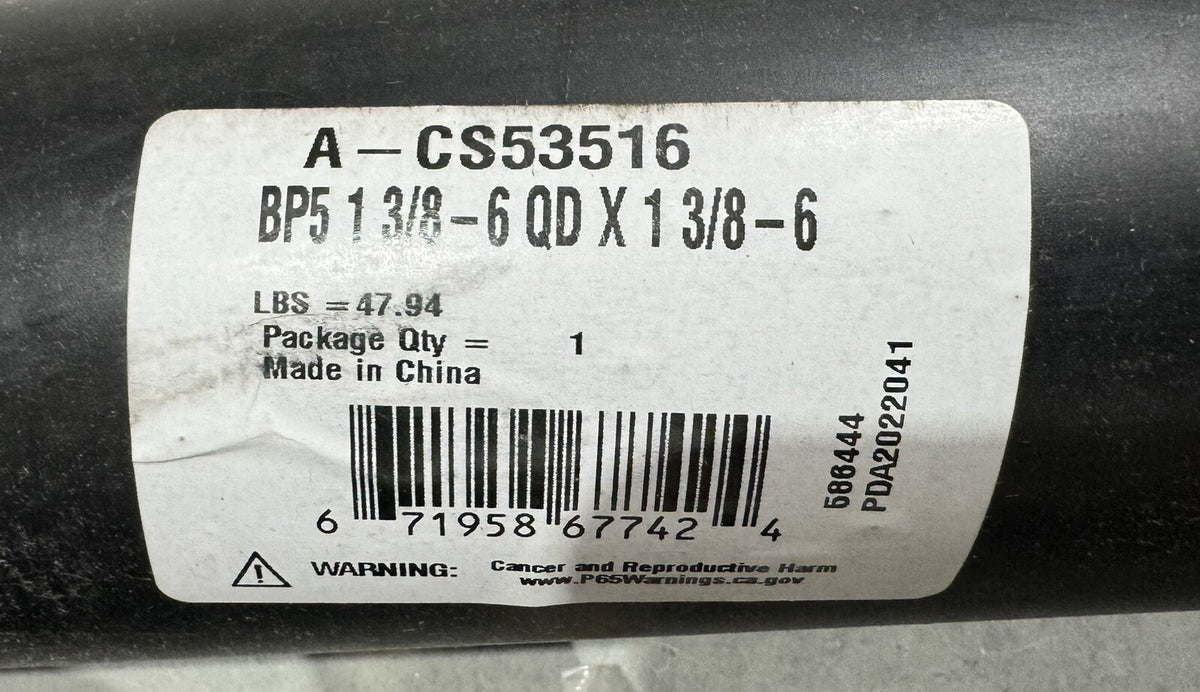 A&I CS53516 PTO Driveline Shaft ASSY NEW IN BOX! FREE SHIPPING!