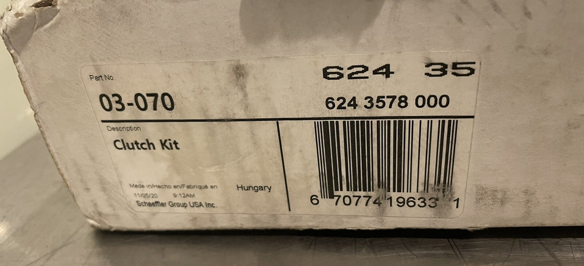 Luk 03-070 Clutch Kit NEW IN BOX! FREE SHIPPING!