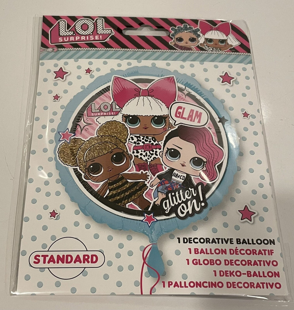 (1) LOL Surprise Glam 17” Foil Balloon Anagram 42787 NEW! FREE SHIPPING!