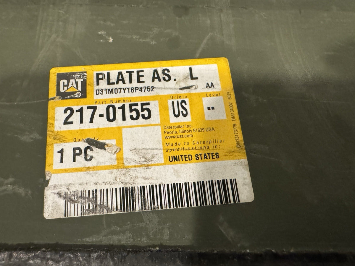 Caterpillar 217-0155 CAT Engine Enclosure Support Plate Genuine NEW! SHIPS FREE!