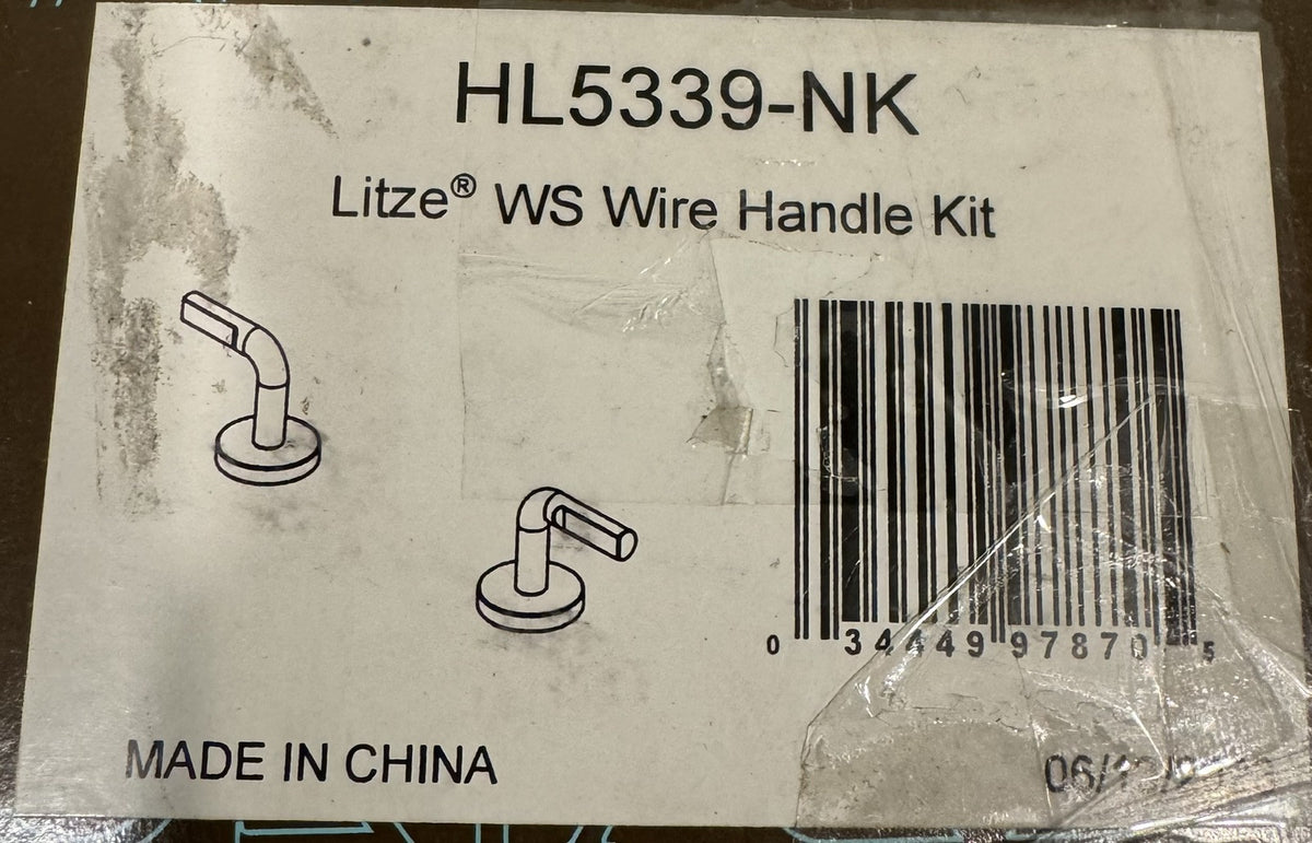 Brizo HL5339-NK Litze Notch Lever Bathroom Handle Kit Nickel NEW IN BOX!