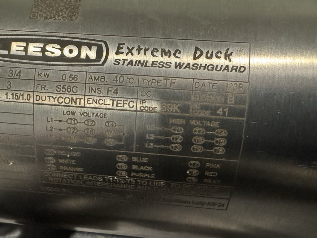 Leeson 103414.00 Motor 3/4 HP 1725/1425 RPM NEW IN BOX! FREE SHIPPING!