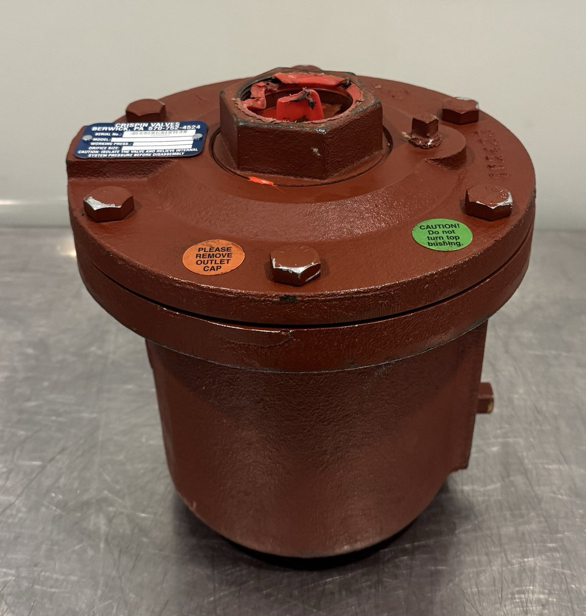 Crispin Valves B111111AL20 Release Valve NEW! FREE SHIPPING!