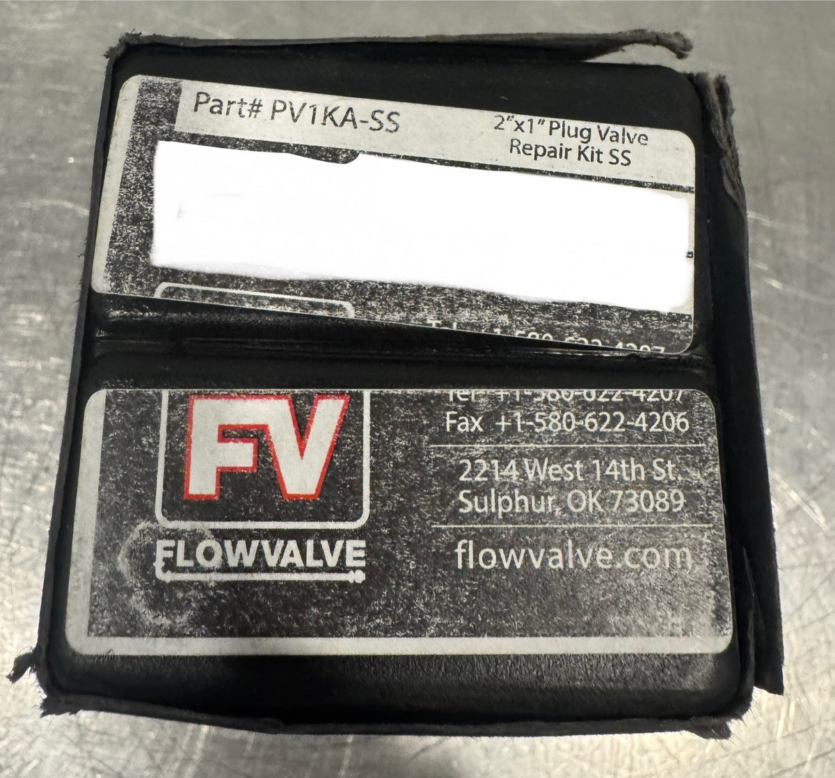 FlowValve PV1KA-SS Plug Valve 2” X 1” Repair Kit SS NEW! FREE SHIPPING!