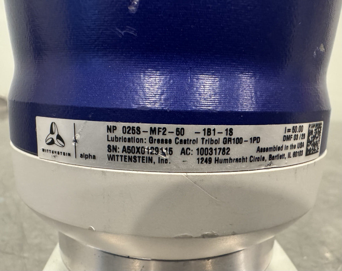 Wittenstein NP 025S-MF2-50 NP025MF2501B11S Planetary Gearbox NEW! FREE SHIPPING!