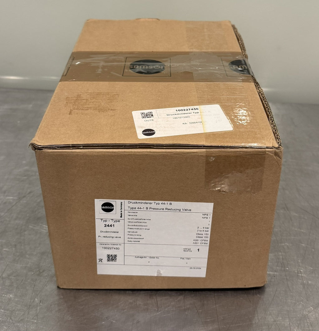 Samson Druckminderer 44-1B 2441 Pressure Reducing Valve 100227450 NEW IN BOX! 