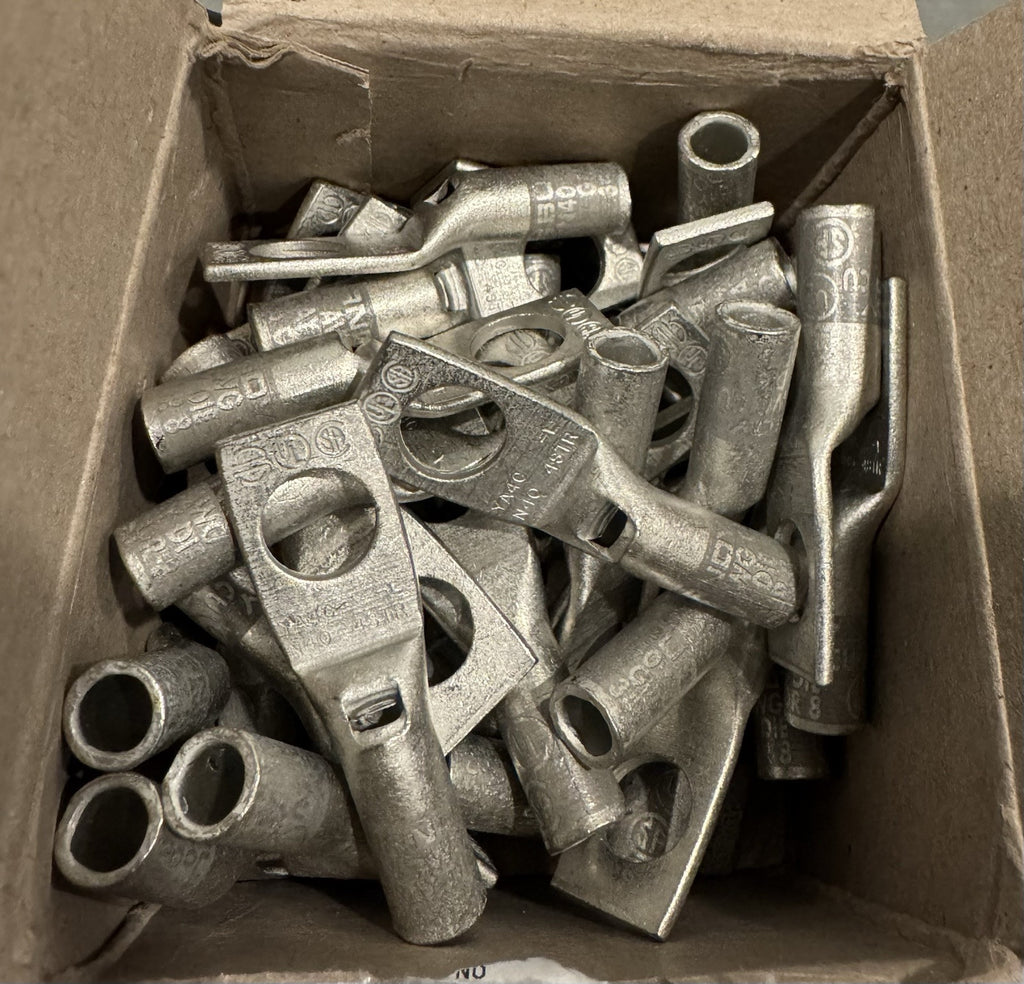 Burndy YA4CL4BOX Hylug 4 AWG CU Compression 518250 PACK OF 49 NEW IN BOX!