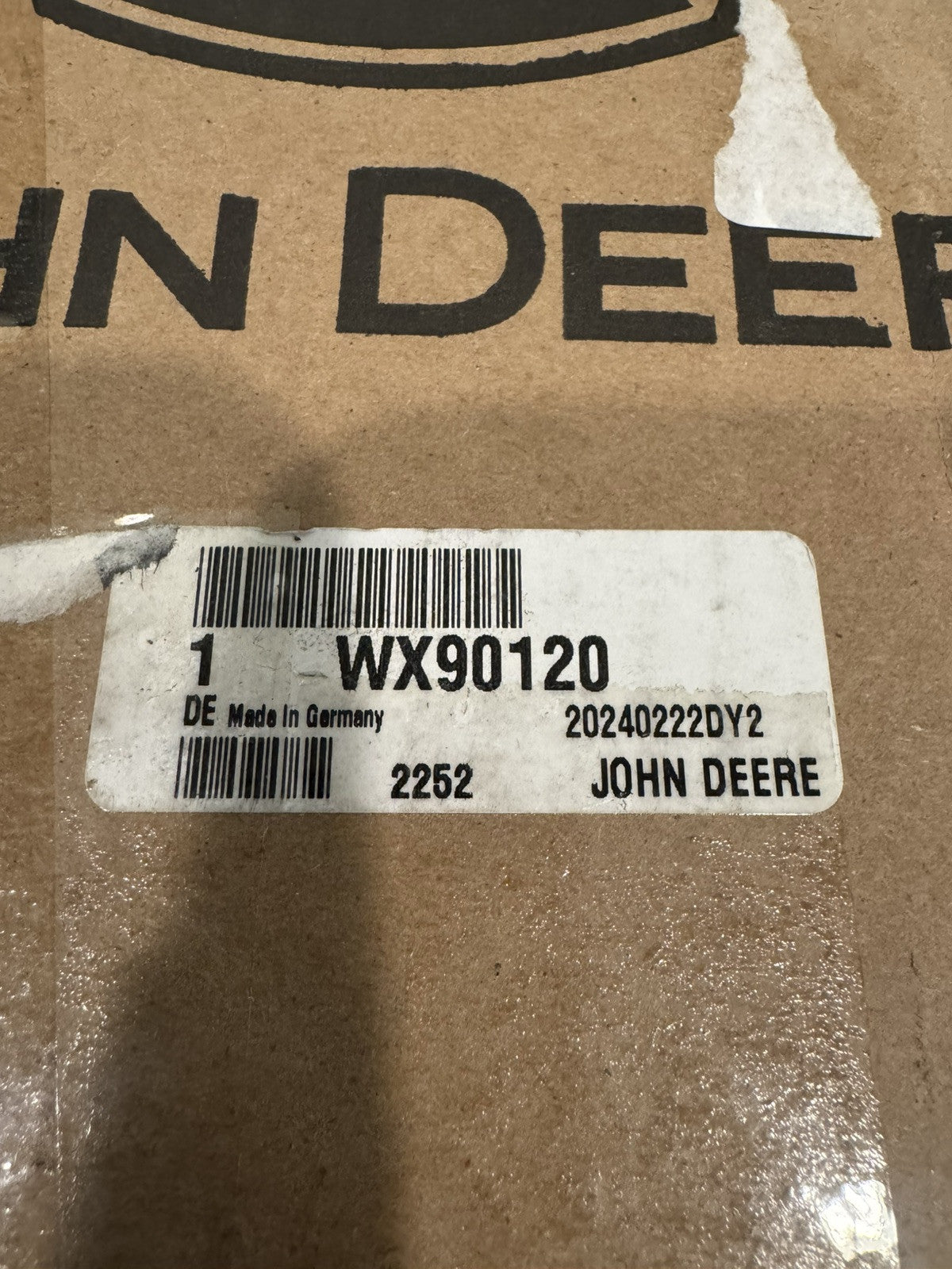 John Deere WX90120 Linked Groove Conveyor Rollers NEW IN BOX! FREE SHIPPING!