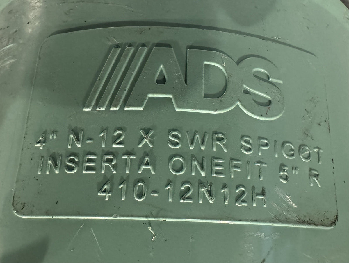 ADS Inserta Tee 4N1210-12FIT 4” N-12 Connection Fitting NEW! FREE SHIPPING!