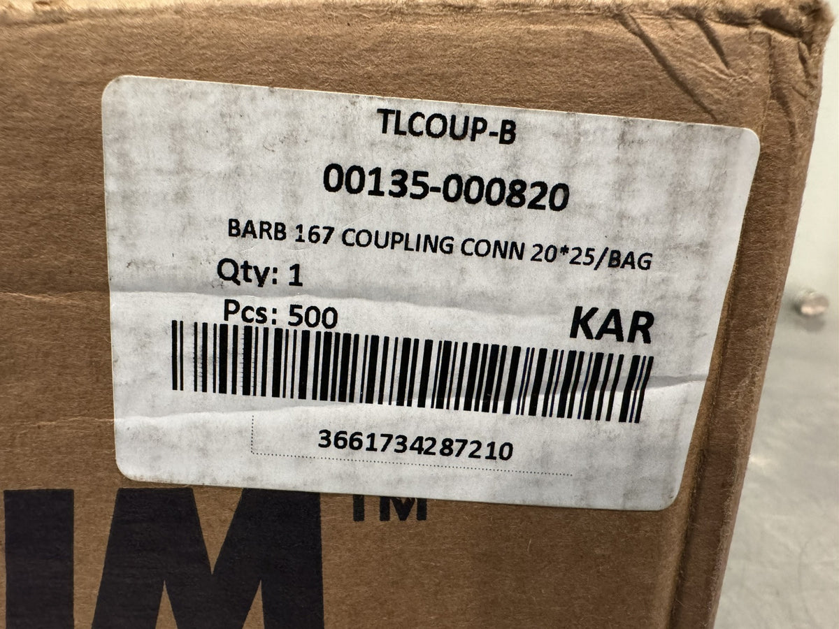 Netafim 00135-000810 Barbed Coupling Irrigation 500 PACK NEW! FREE SHIPPING!