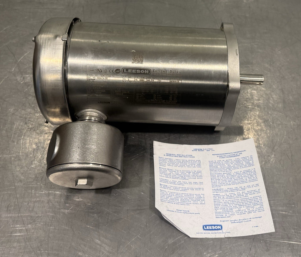 Leeson 103414.00 Motor 3/4 HP 1725/1425 RPM NEW IN BOX! FREE SHIPPING!