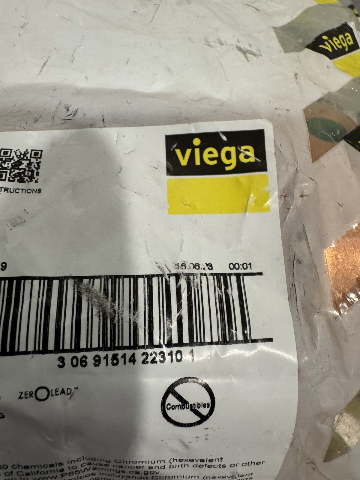 Viega 22310 Propress Tee 3” X 3” X 3/4” Copper NEW! FREE SHIPPING!