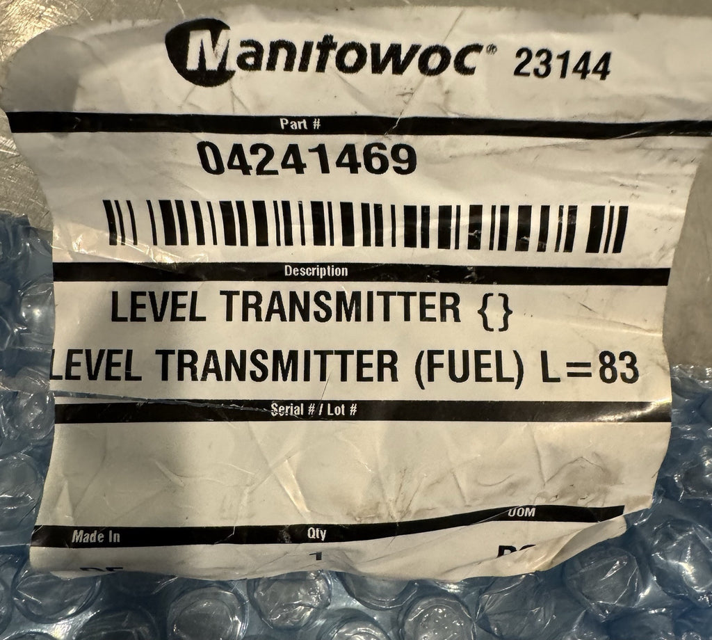 Manitowoc 04241469 Level Transmitter Fuel L=831 4241469 NEW! FREE SHIPPING!