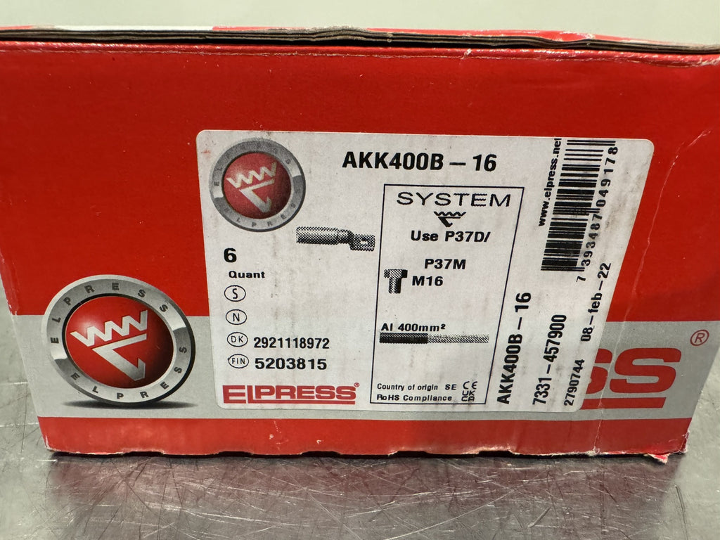 ELPress AKK400B-16 Aluminum-Copper Bimetallic Terminal NEW! FREE SHIPPING!