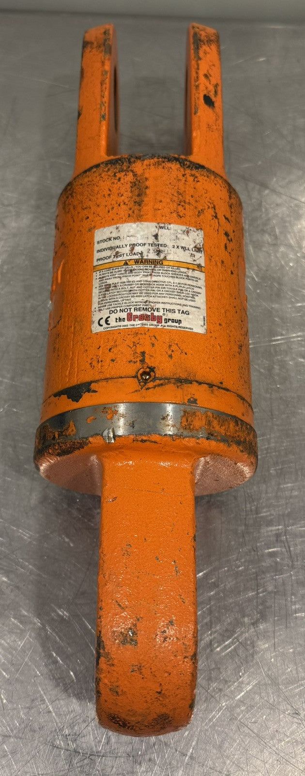 Crosby WLL Tapered Bearing 10 Ton Eye Swivel 230556 NEW! FREE SHIPPING!