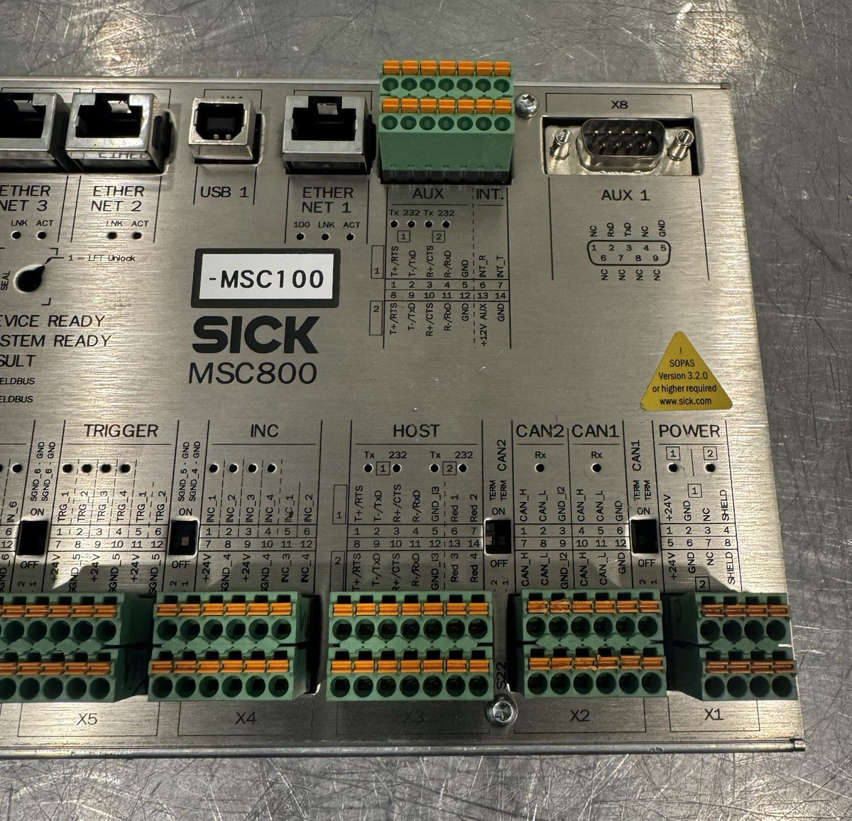 Sick 1040571 Sensor Intelligence Control Unit MSC800-0000 NEW! FREE SHIPPING!