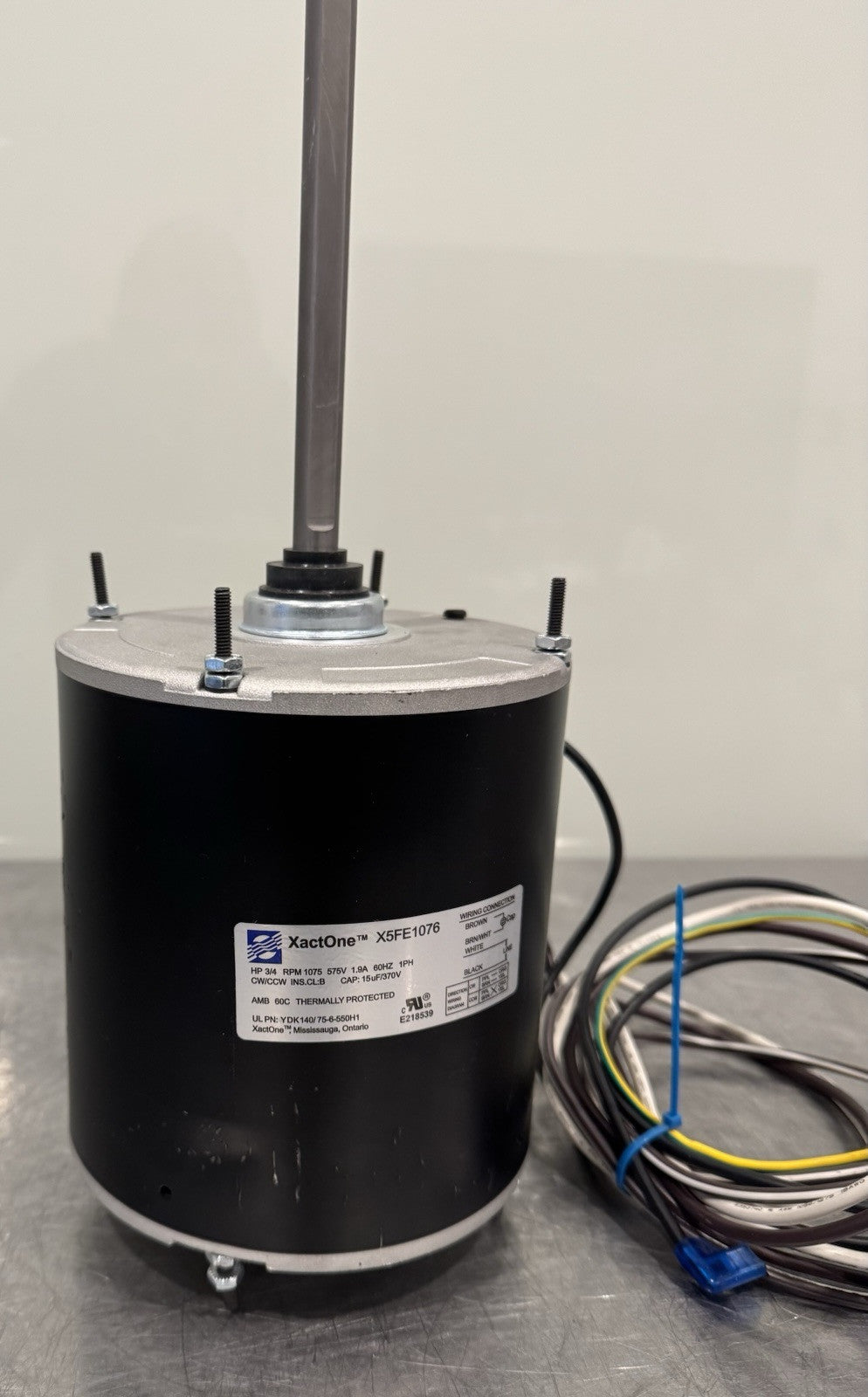 5FE1076 Condenser Motor 3/4HP 1075 RPM XactOne X5FE1076 NEW! FREE SHIPPING!