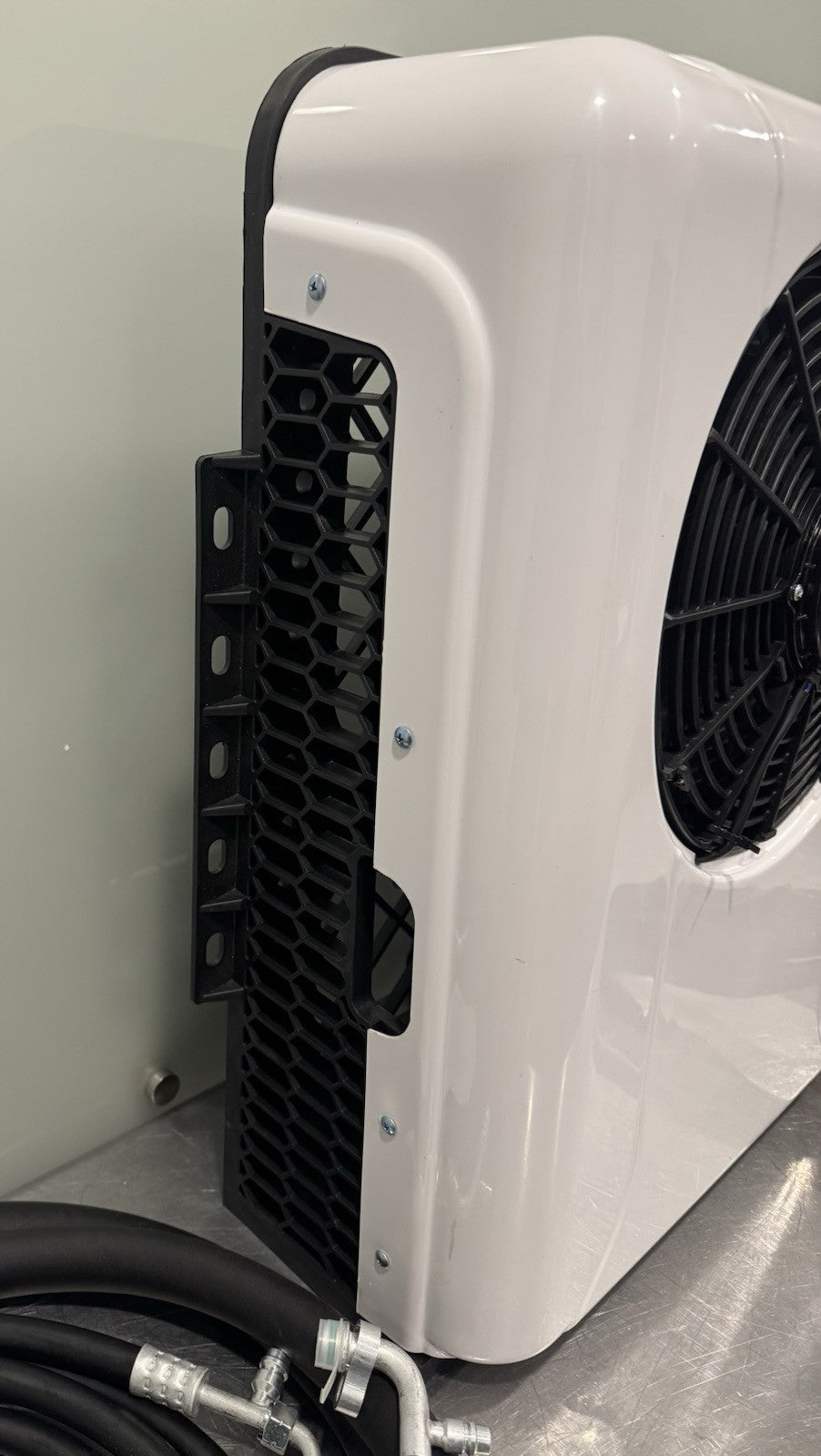 EAC001.63.12.WJ 12V Car AC Outside Unit Condenser White NEW! FREE SHIPPING!