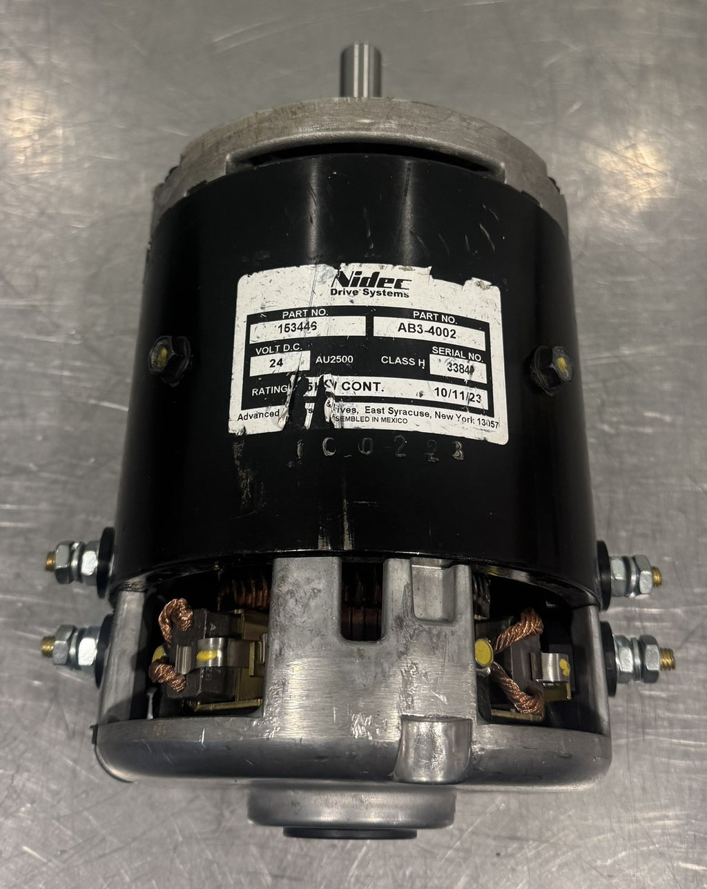 Nidec Crown 153446 Drive Motor AB3-4002 24V DC NEW! FREE SHIPPING!