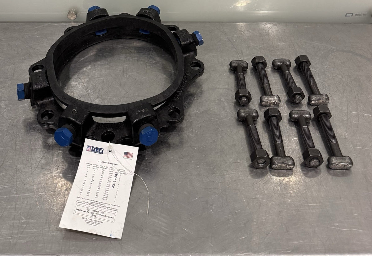 Star Pipe SGDPPK10RDD 10” Mechanical Joint Restraint NEW IN BOX! FREE SHIPPING!