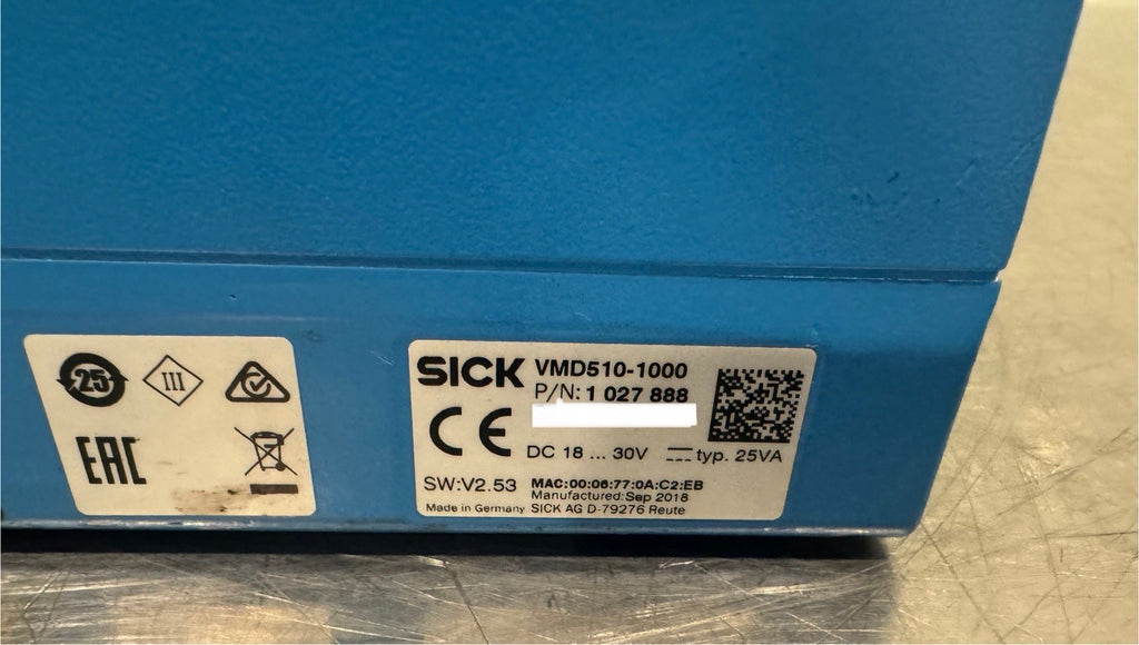 Sick 1027888 Volume Measurement Device VMD510-1000 NEW! SHIPS FREE!