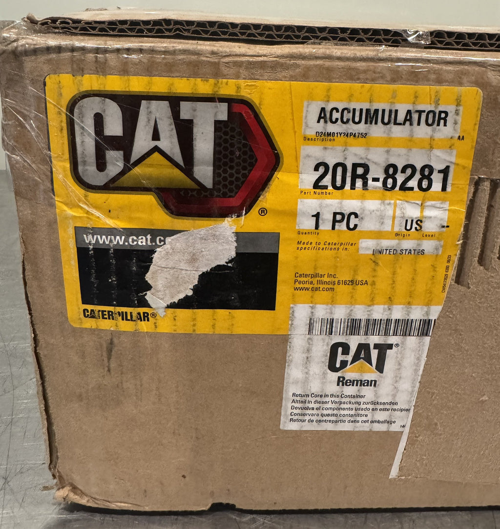 Caterpillar 20R-8281 CAT Reman Accumulator NEW IN BOX! FREE SHIPPING!