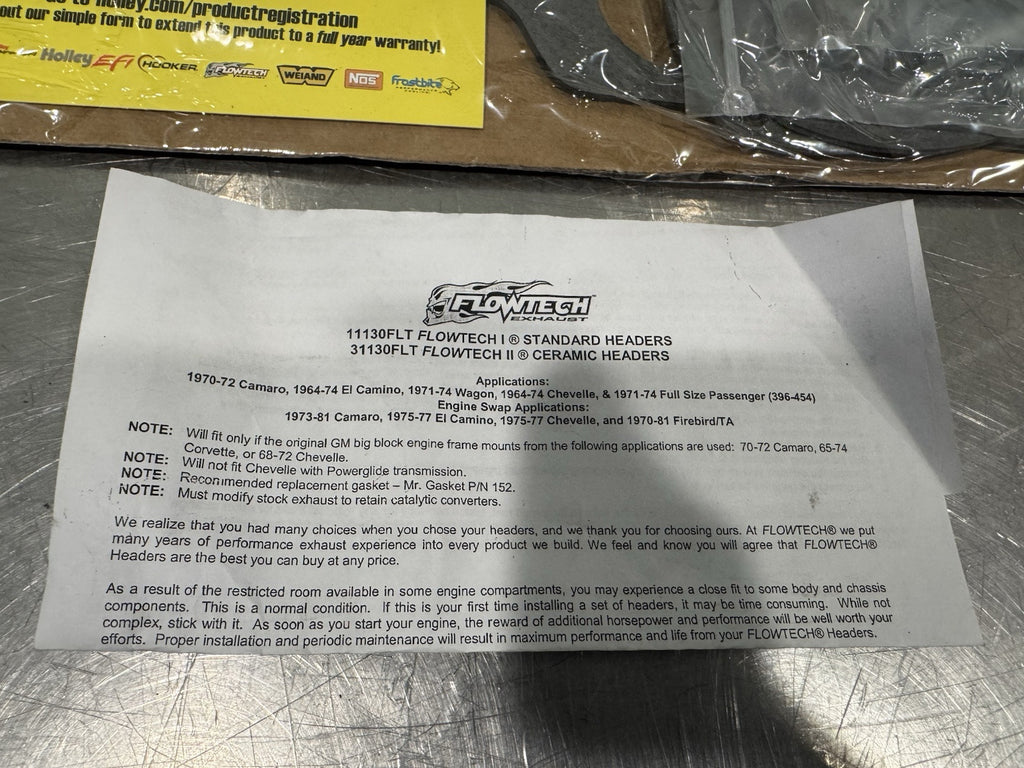 Flowtech 11130FLT Long Tube Header ONLY ONE SIDE NEW! FREE SHIPPING!