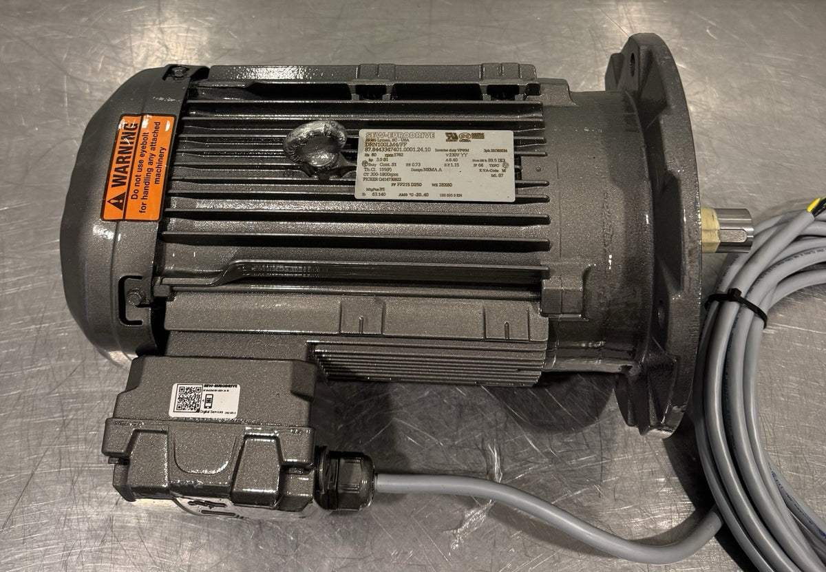 SEW-Eurodrive DRN100LM4/FF Motor 87.8443347401.0001.24.10 3.0HP 3Ph 1762 RPM NEW