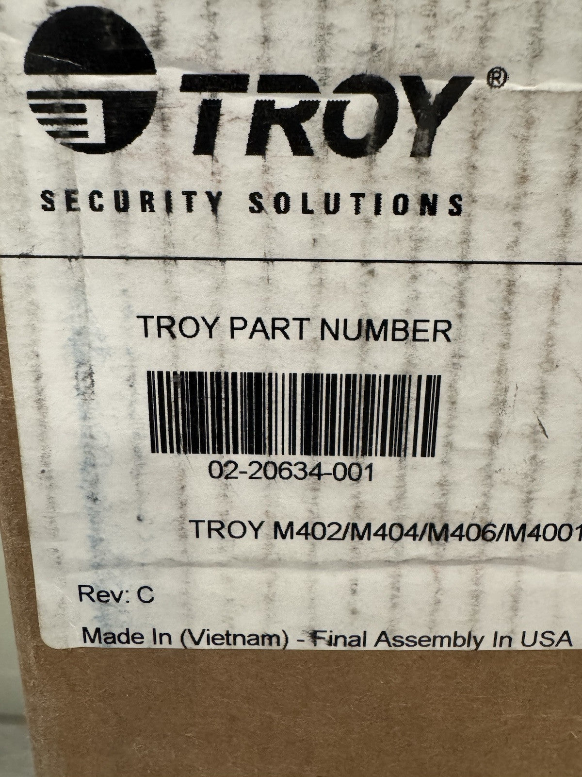 Troy 02-20634-001 Security Printer Locking Tray Feeder NEW IN BOX! FREE SHIPPING