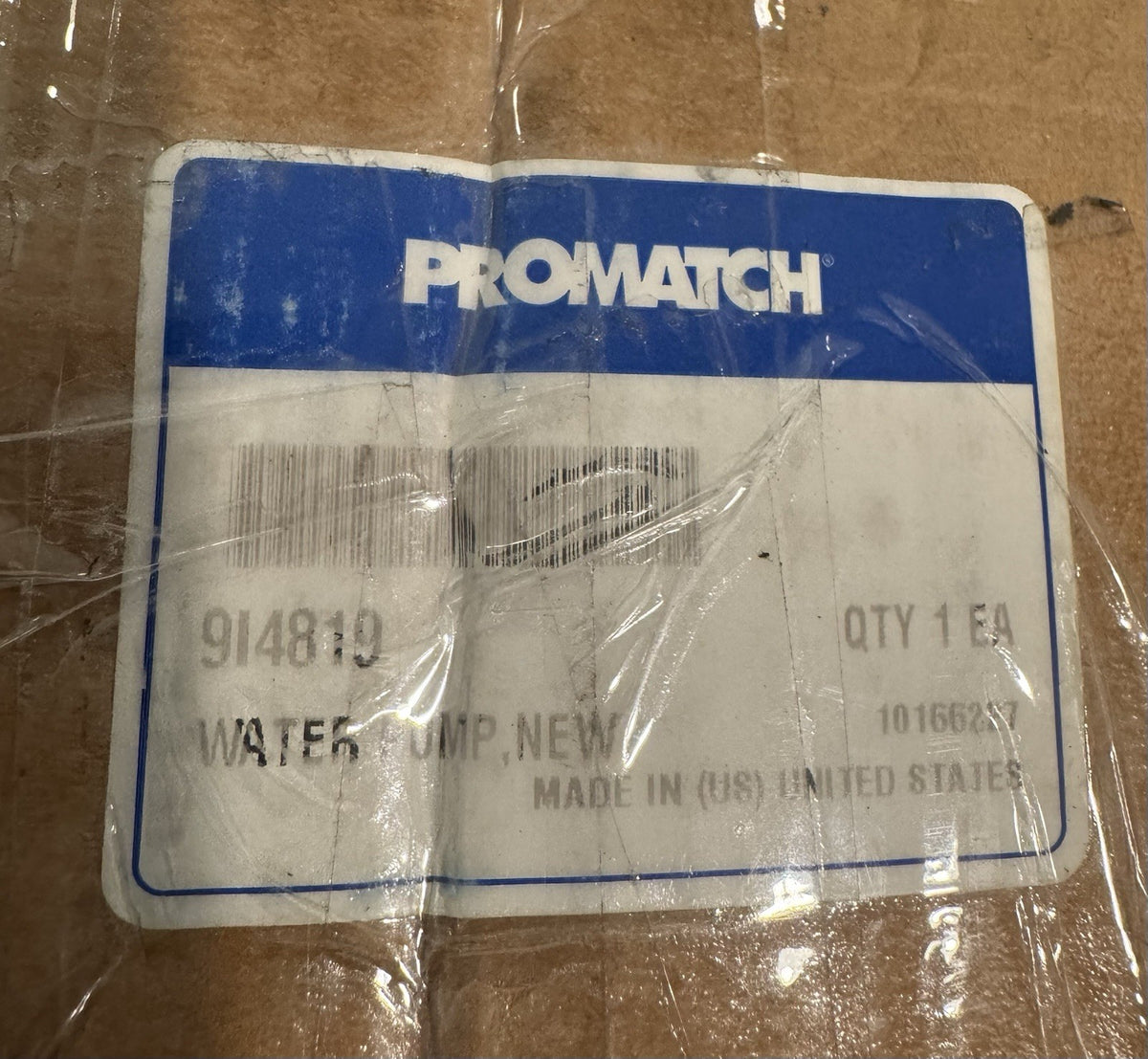 Promatch 9I4819 Water Pump Kit NEW IN BOX! FREE SHIPPING!
