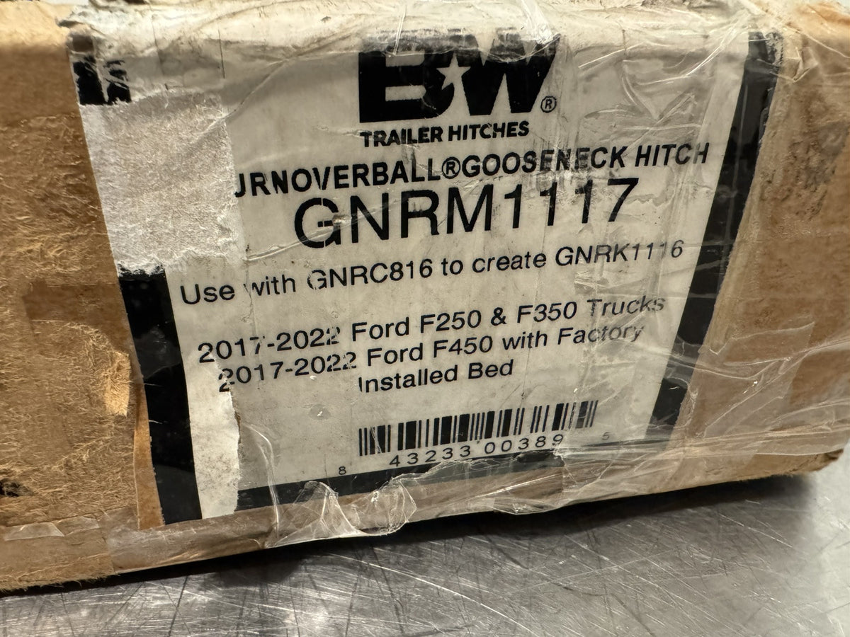 B&W GNRM1117 Turnoverball Gooseneck Mounting Kit NEW! FREE SHIPPING!