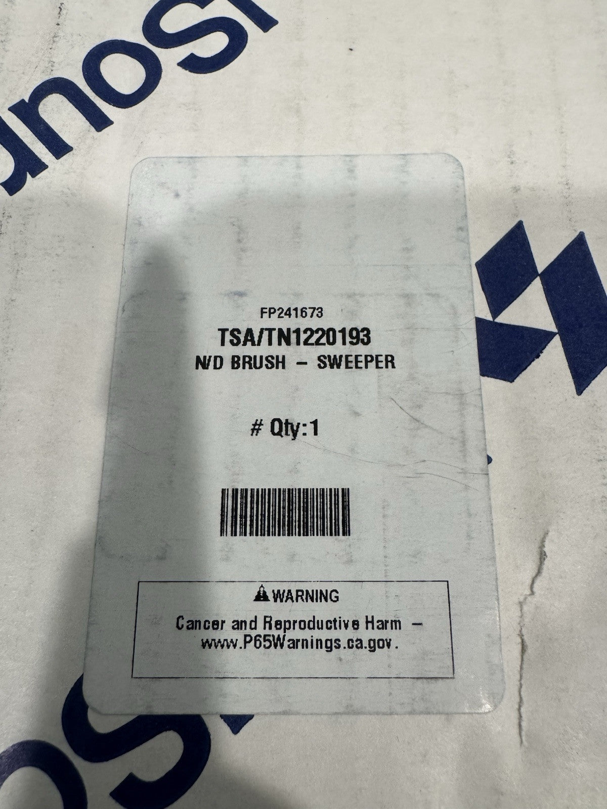 Total Source TN1220193 Nylon Sweeper Brush Tennant 1220193 NEW IN BOX SHIPS FREE