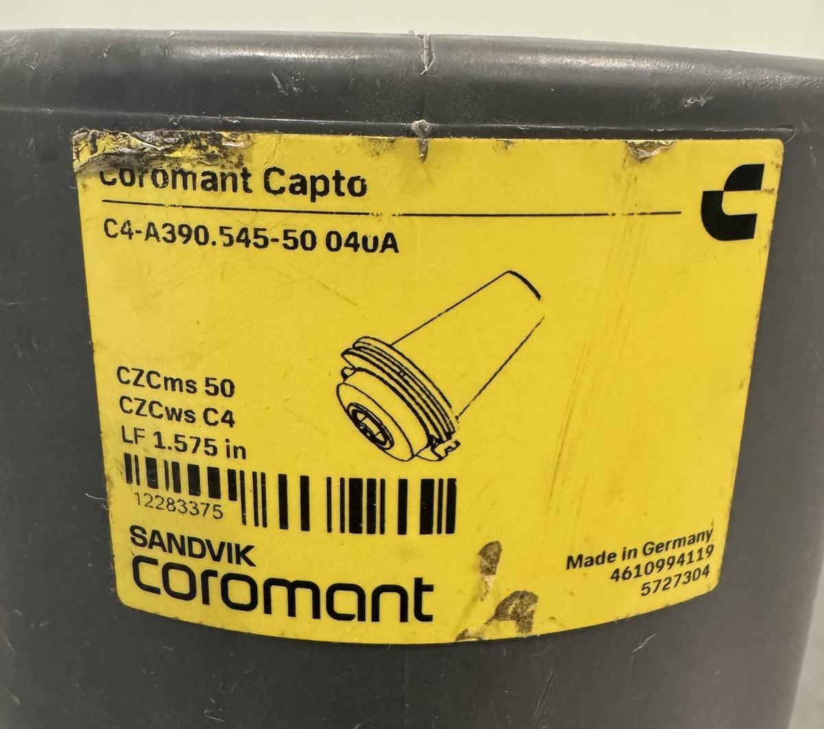 Sandvik Coromant C4-A390.5 040A Big-Plus CAT-V Capto Adaptor 12283375 NEW!