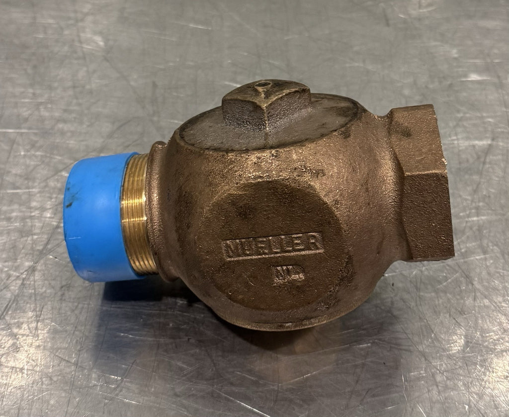 Mueller Oriseal 2” Brass Shutoff Valve ASSY NEW! FREE SHIPPING!