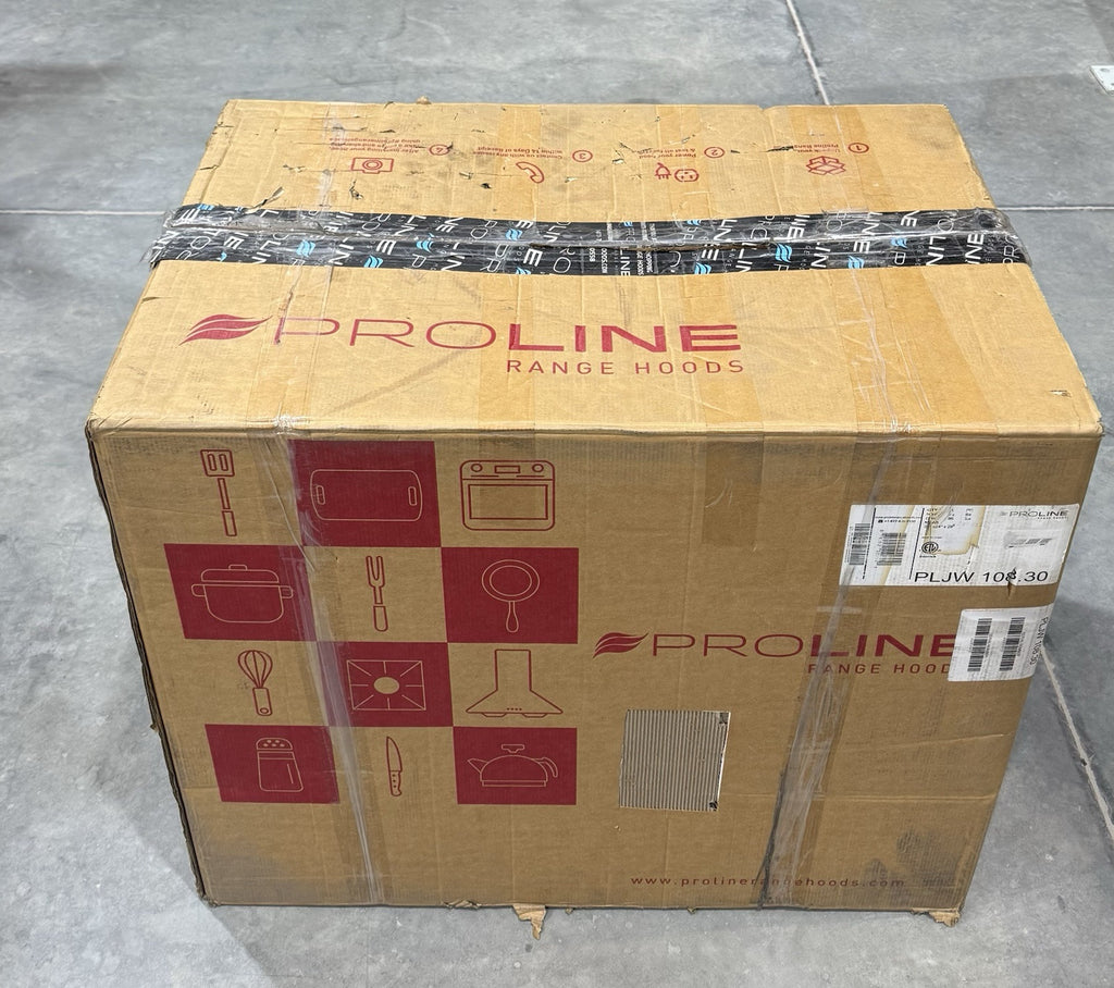 Pro Line PLJW 108.30 Under Cabinet Range Hood 30” 1000 CFM Stainless NEW! 