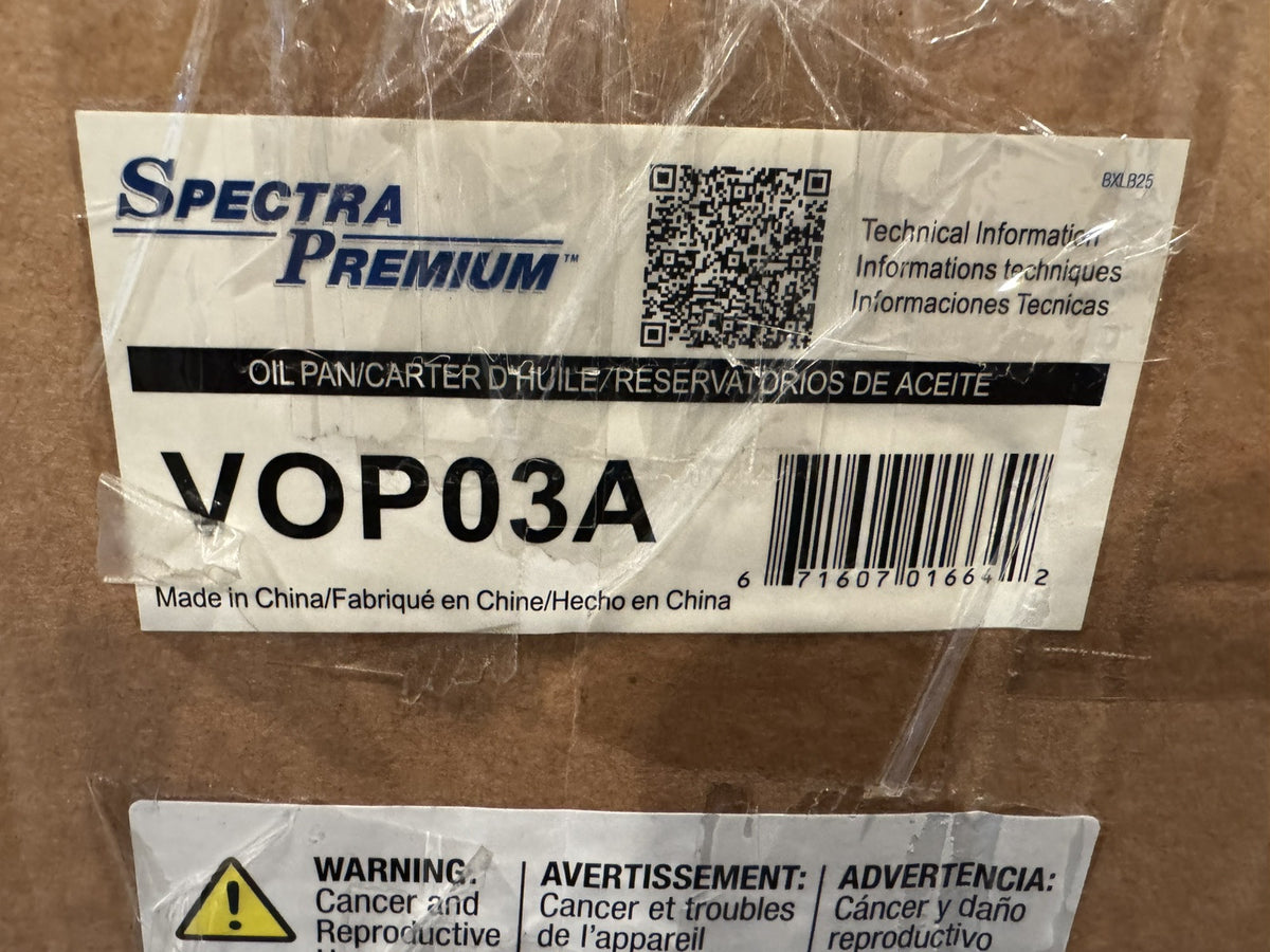 Spectra Premium VOP03A Engine Oil Pan NEW IN BOX! FREE SHIPPING!