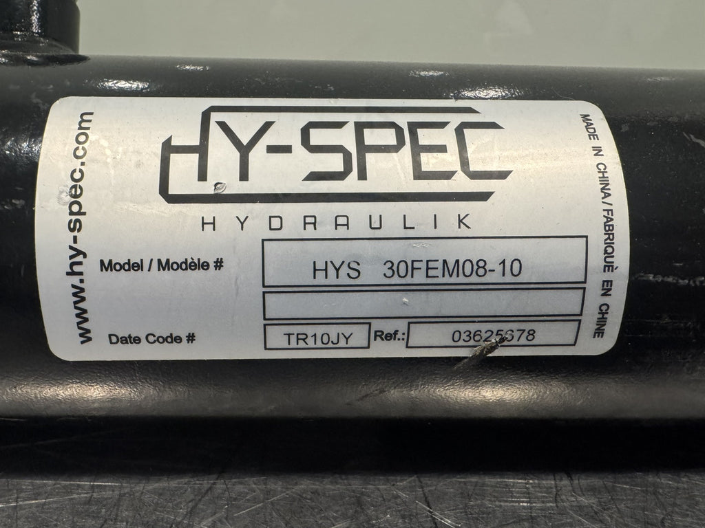 Hy-Spec HYS 30FEM08-10 Hydraulic Cylinder 3” Bore 8” Stroke NEW! FREE SHIPPING!
