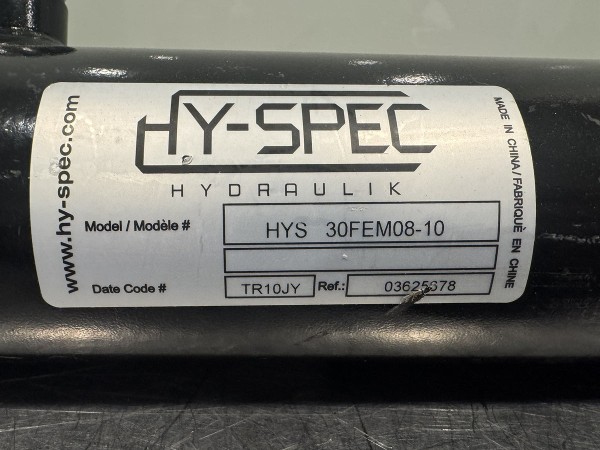Hy-Spec HYS 30FEM08-10 Hydraulic Cylinder 3” Bore 8” Stroke NEW! FREE SHIPPING!