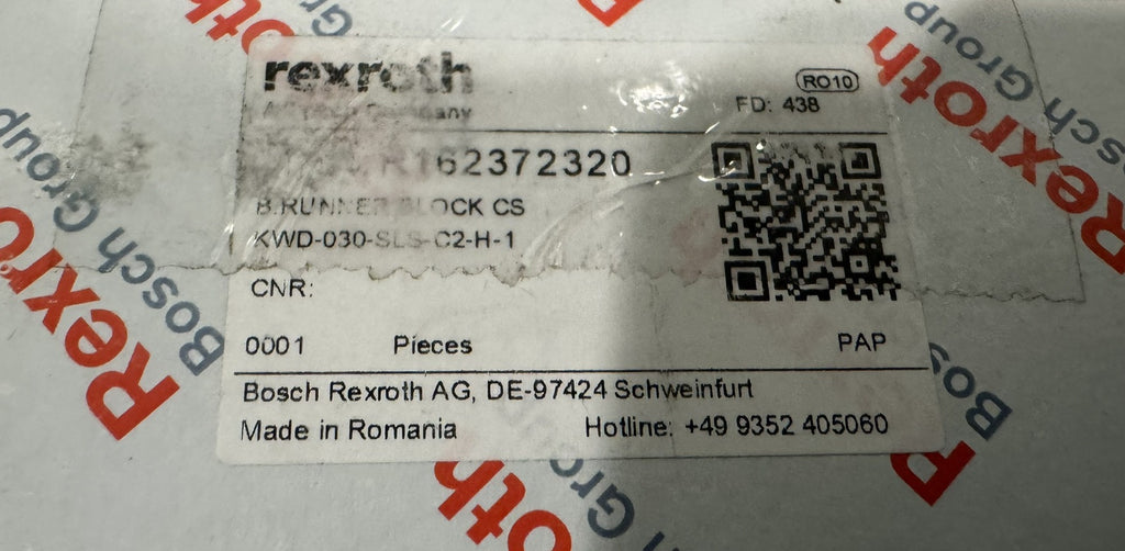 Rexroth R162372320 Ball Runner Block Guide Rail NEW IN BOX! FREE SHIPPING!