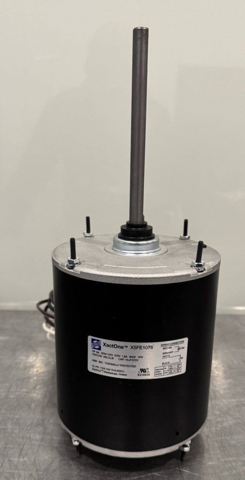 5FE1076 Condenser Motor 3/4HP 1075 RPM XactOne X5FE1076 NEW! FREE SHIPPING!
