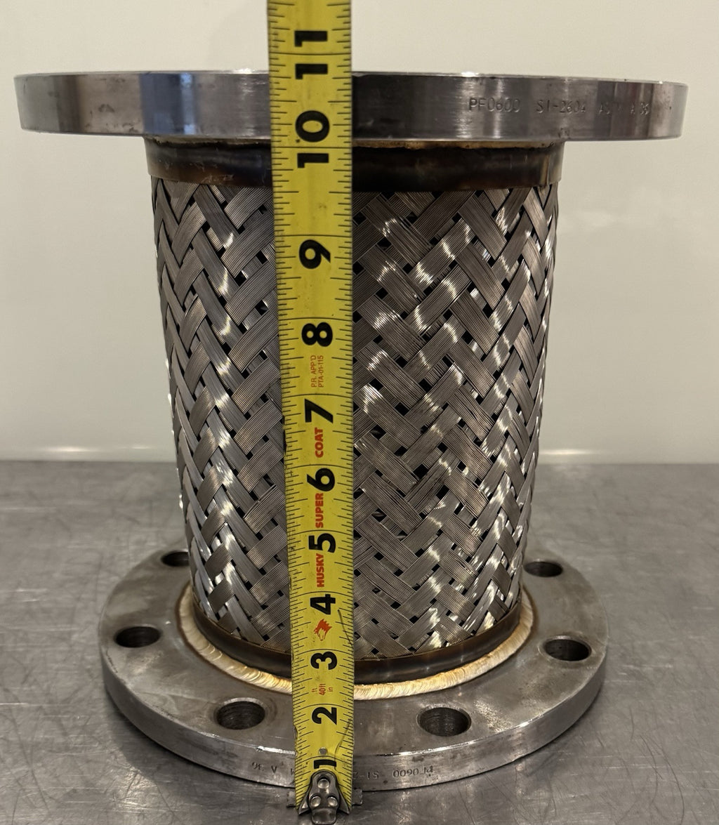 Pipe Expansion Joint Flexible Metal Stainless Braid PF0600 SI-2604 NEW!