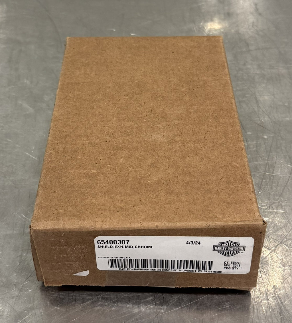 Harley 65400307 Mid Shield Cover Chrome NEW IN BOX! FREE SHIPPING!