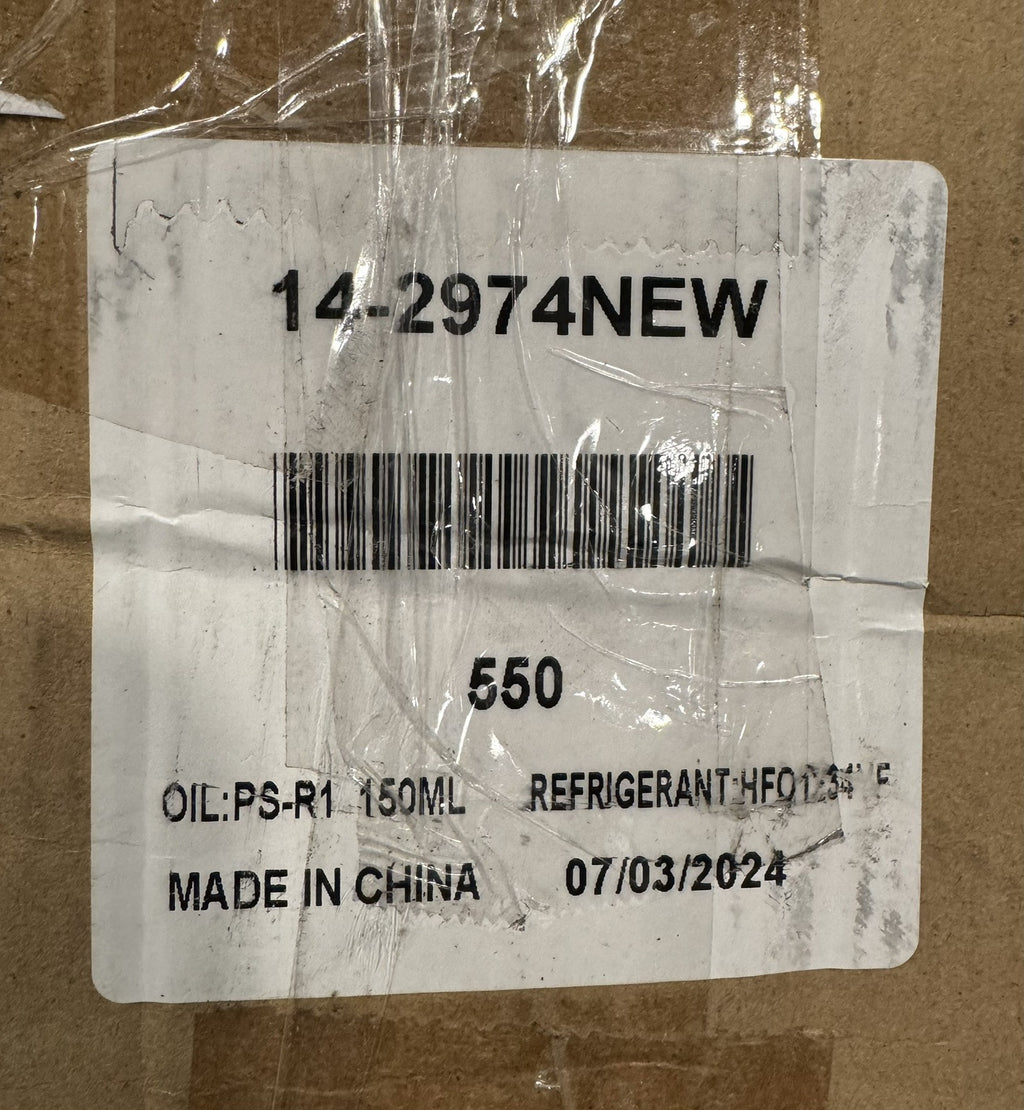 14-2974 AC Compressor ASSY PS-R1 R134A NEW IN BOX! FREE SHIPPING!