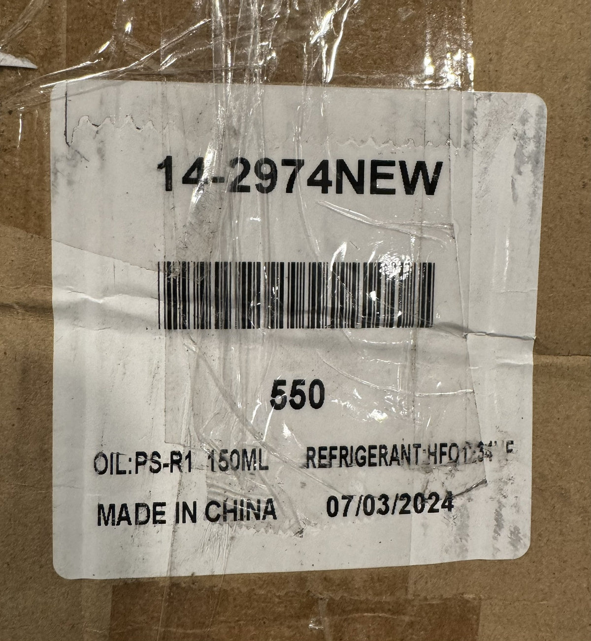 14-2974 AC Compressor ASSY PS-R1 R134A NEW IN BOX! FREE SHIPPING!