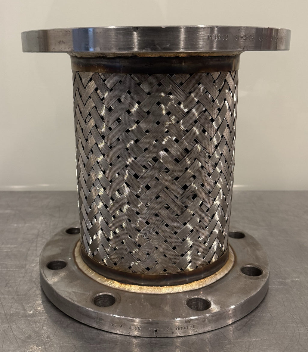 Pipe Expansion Joint Flexible Metal Stainless Braid PF0600 SI-2604 NEW!