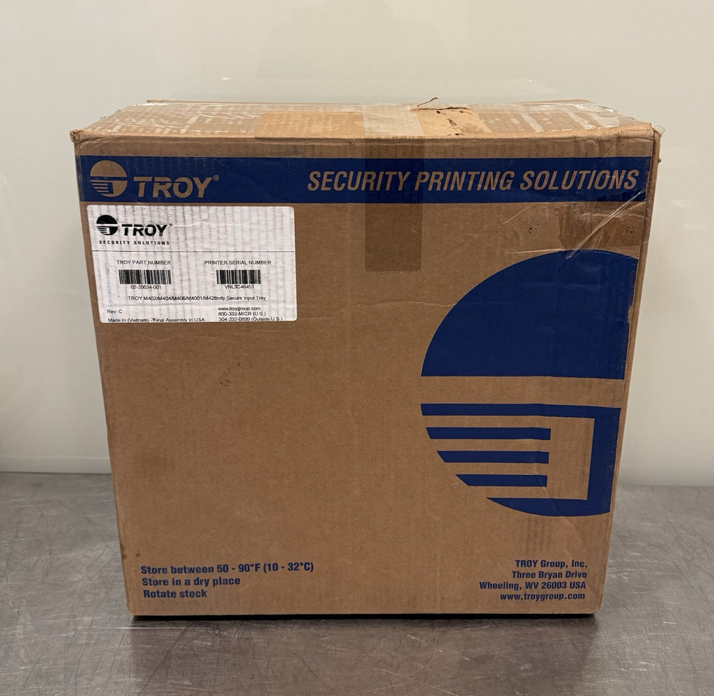 Troy 02-20634-001 Security Printer Locking Tray Feeder NEW IN BOX! FREE SHIPPING